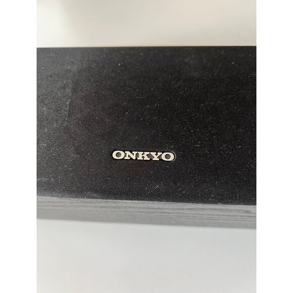 Vintage Black Onkyo Model SKC-580 Center Channel Wired TV Home Audio Speaker - Picture 2 of 6